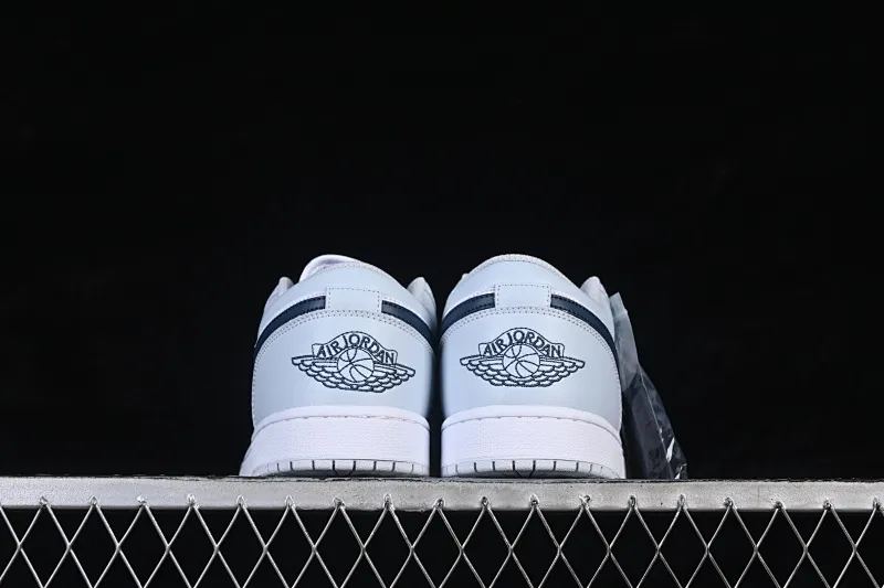 All categories Air Jordan Jordan series basketball shoes Air Jordan 1 Low Air Jordan 1 Low AJ1 Joe 1 white gray blue hook low-top retro cultural basketball shoes 553558-400